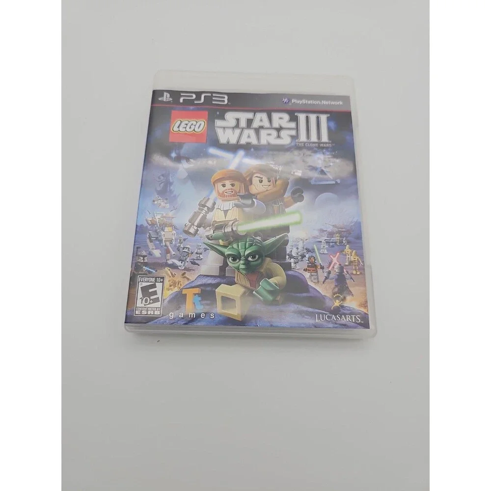 LEGO Star Wars III: The Clone Wars (Sony PlayStation 3, 2011) Complete W Manual